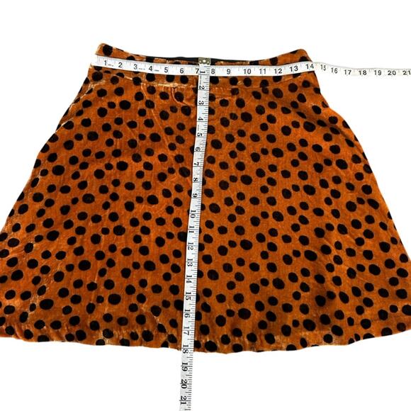 Madewell Velvet Circle Mini Skirt Size 4 - Picture 4 of 9